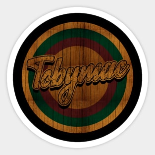 Circle Retro Tobymac Sticker